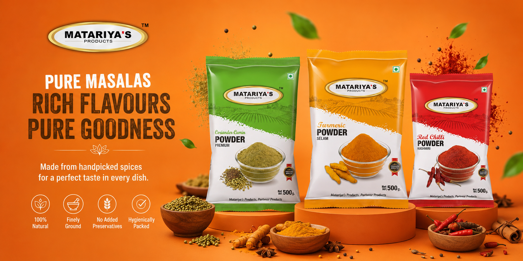 Matariya's Pure Masalas